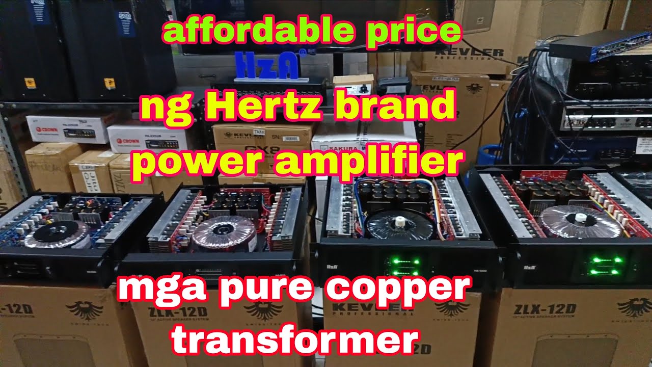 Hanap mo ba magandang brand  at affordable na power amplifier 