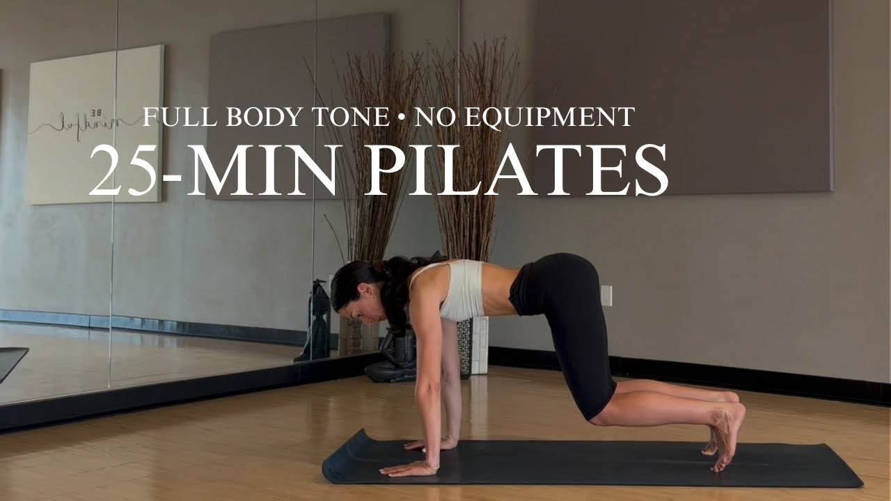 25-Min Pilates | Full Body Tone | No Equipment