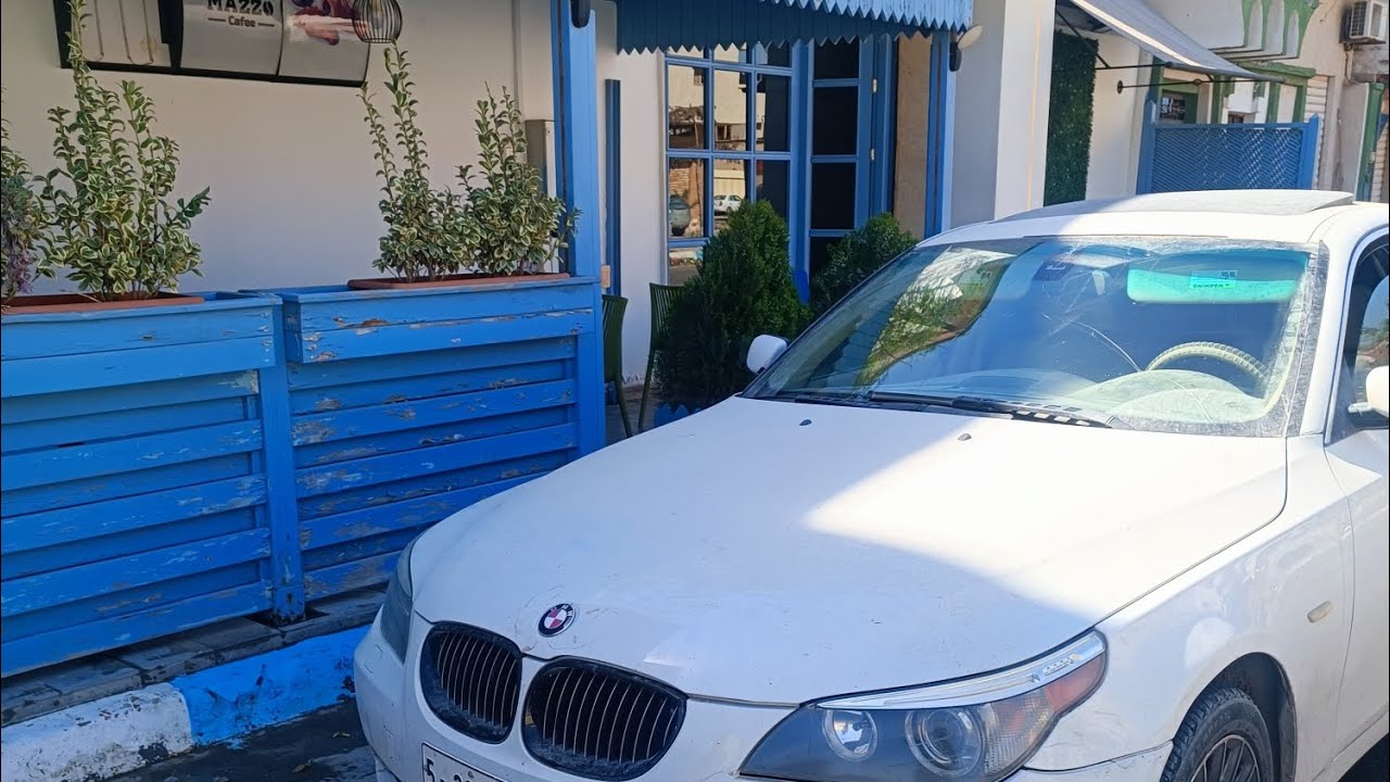 BMW E60 service, oil change, spark plug replacement and reset تبديل الزيت وشمعات الإحتراق وعمل ريست