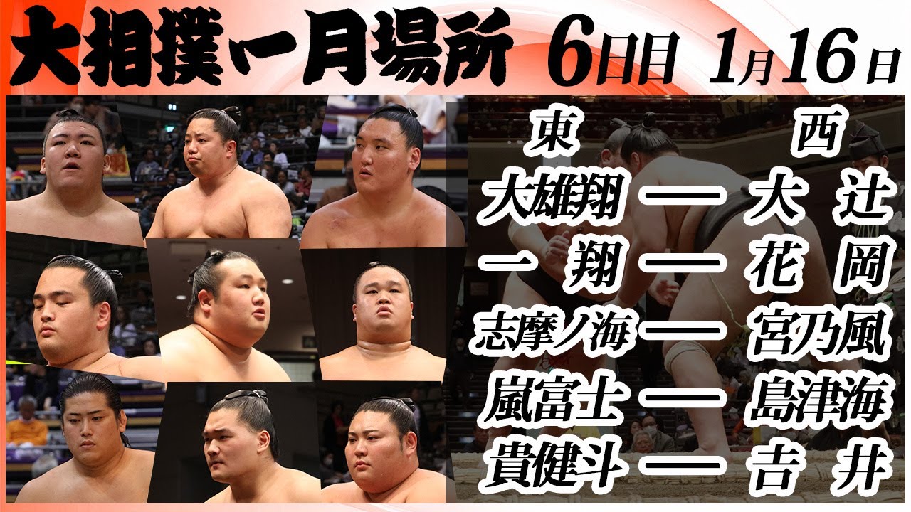 大相撲　幕下上位五番＜令和８年一月場所・６日目＞SUMO