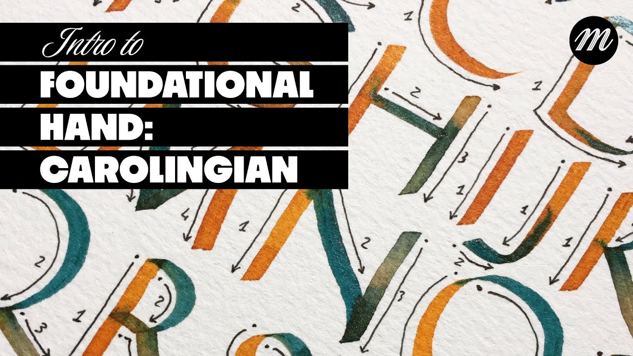 Introduction to Foundational Hand Calligraphy For Beginners | Modern Carolingian