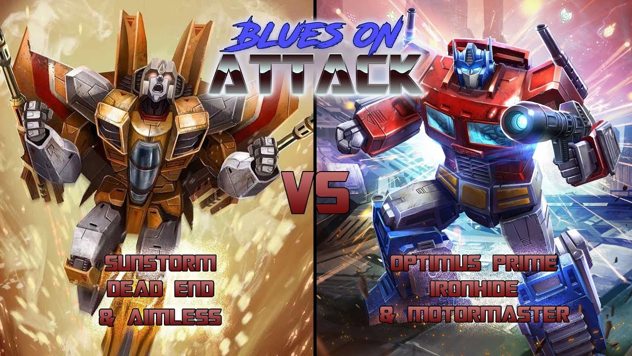 Transformers TCG: Sunstorm, Dead End & Aimless VS Optimus Prime, Ironhide and Motormaster