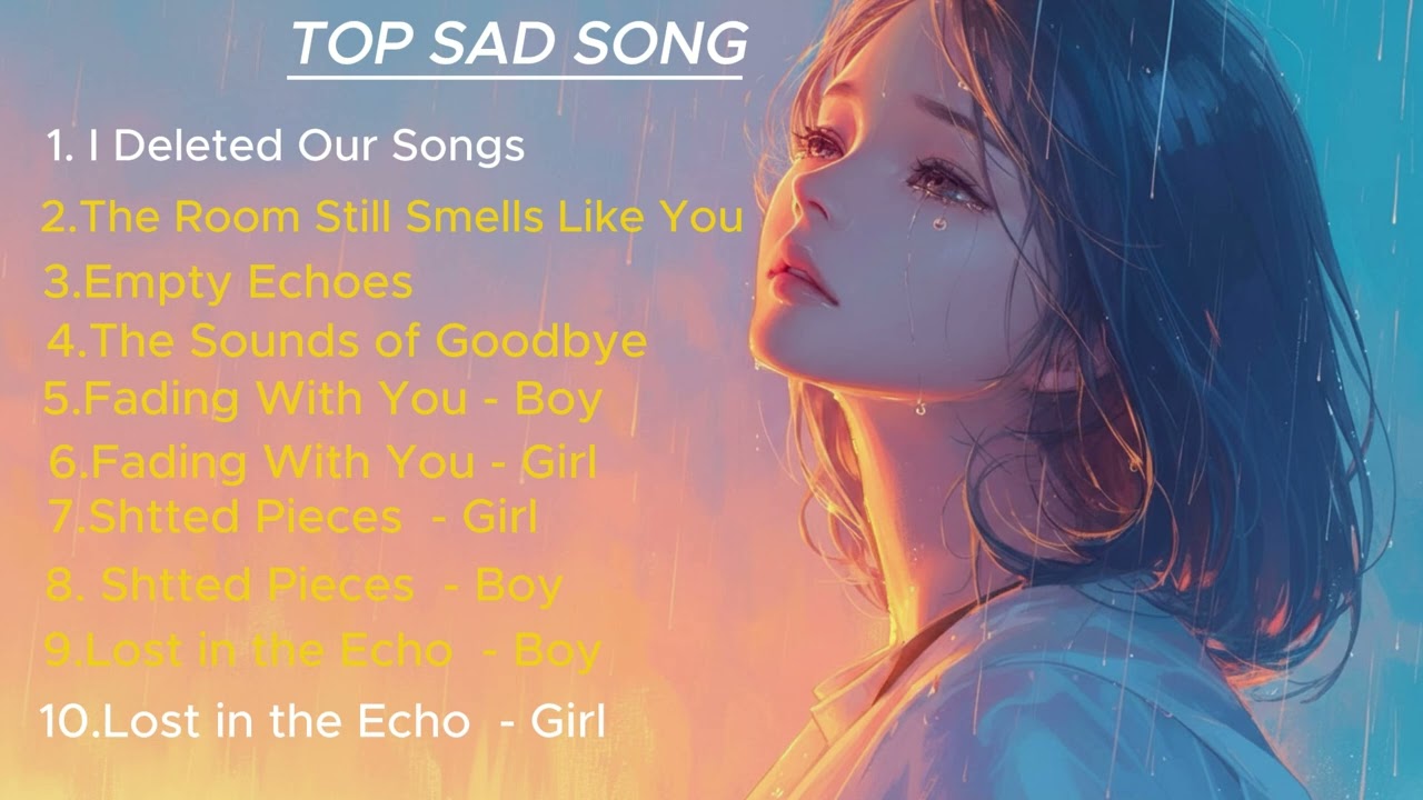 Top Sad Songs - Sad love songs that make you cry /Heartbreak Song/ Songs Playlist/