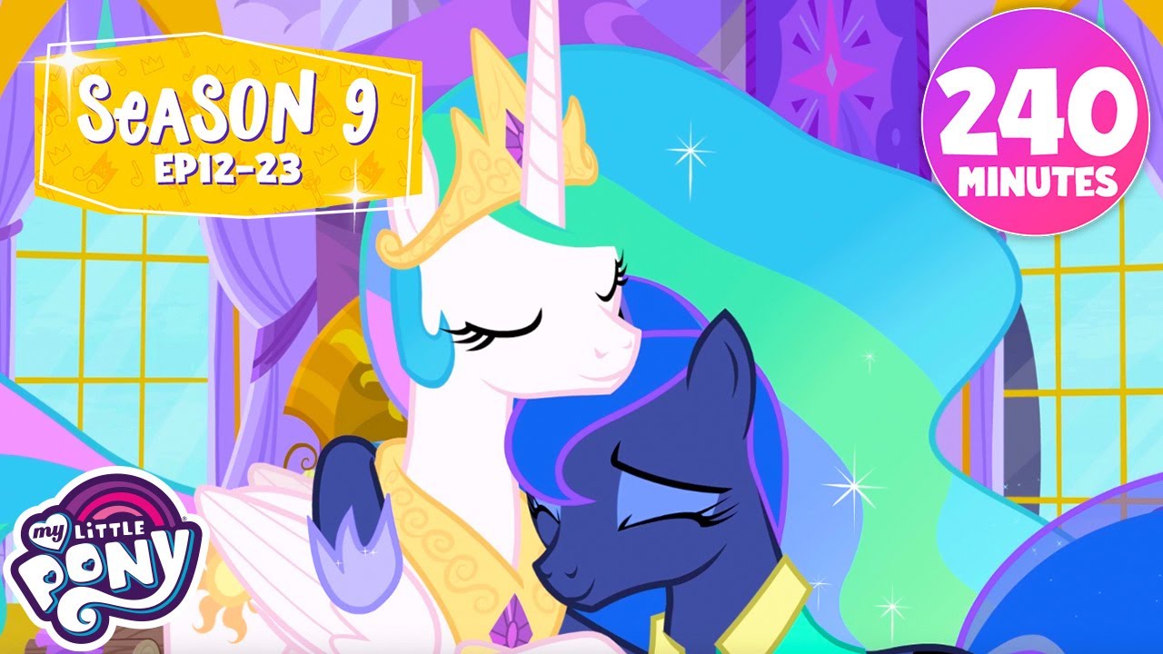 MEGA COMPILAÇÃO: TEMPORADA 9 😱  | My Little Pony: A Amizade é Mágica | 4 HORAS