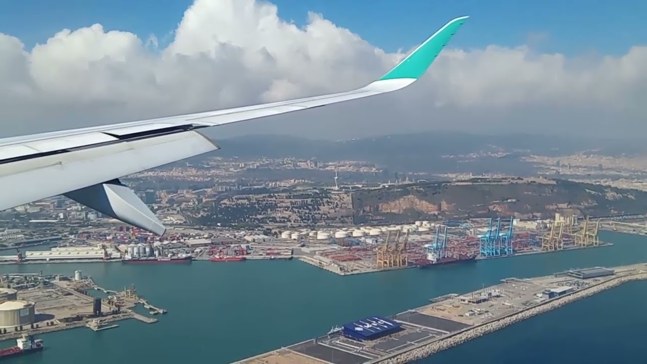 Vuelo Palmerola (Honduras) a Barcelona (España), llegada.