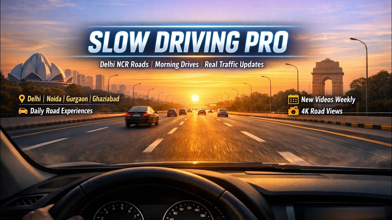 Delhi express highway Morning Drive | Feb 2026 | Real Traffic