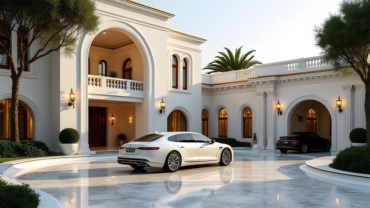 Inside A $368 Million Mansion in White and Gold