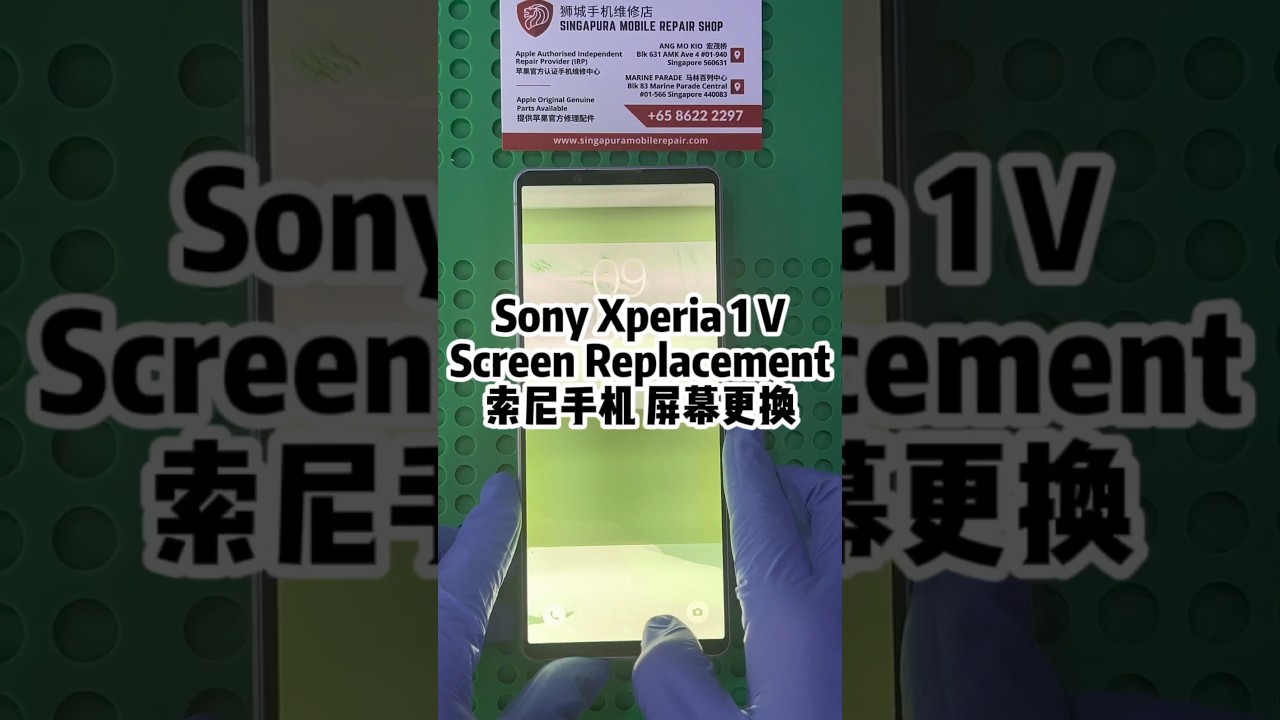 Sony Xperia 1V LCD Screen Replacement Singapore #sonyrepairsingapore #singapuramobilerepair