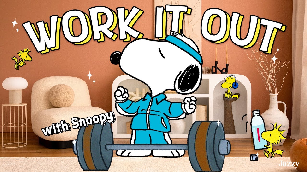 Morning Workout with Snoopy 💪| Positive Jazz to Refresh Your Mind by Jazzy