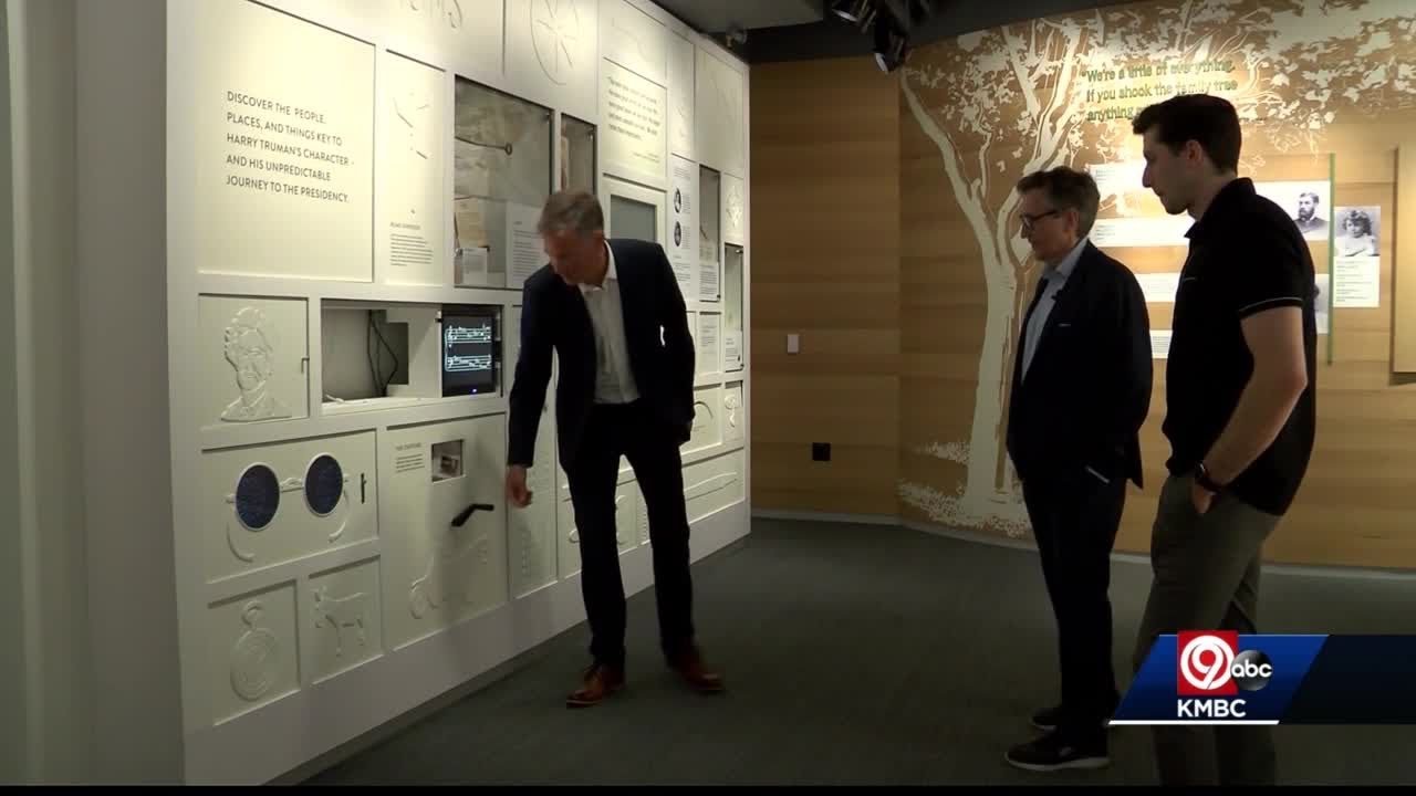 Truman family members receive tour of renovated presidential library before it reopens