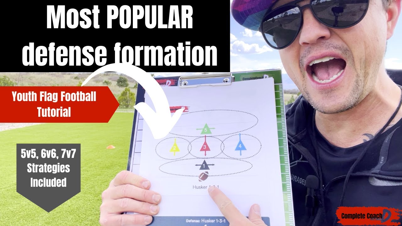 Учебное пособие по флаг-футболу для детей | Самые популярные схемы защиты: 5 на 5, 6 на 6, 7 на 7...