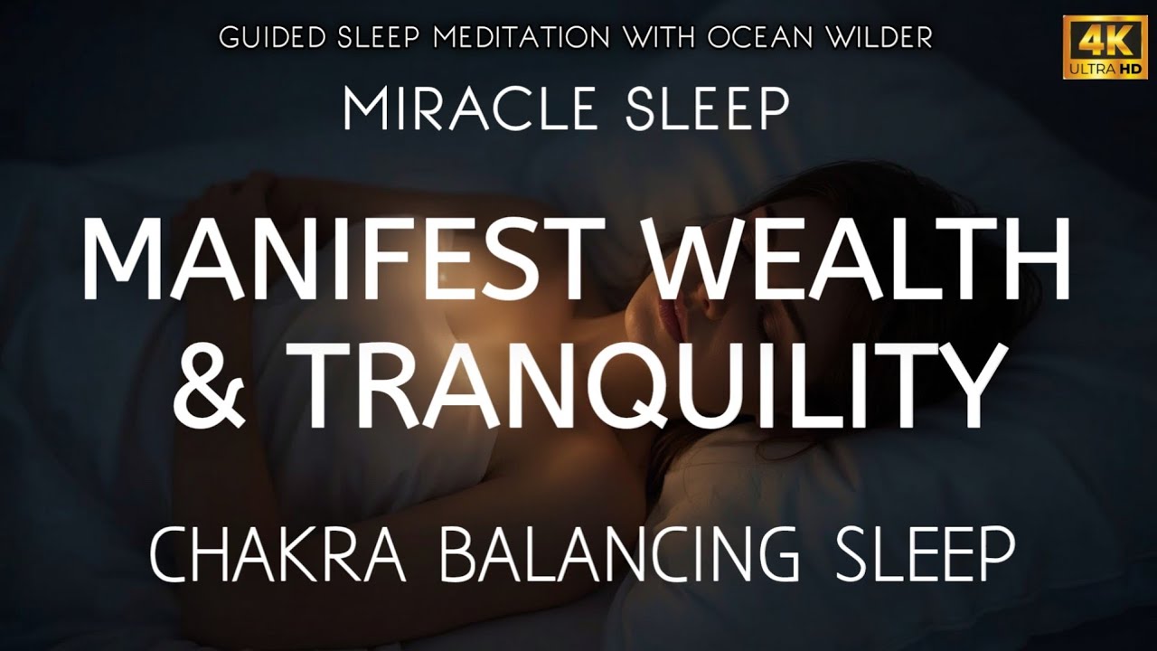 Manifest *Wealth* & Tranquility | Chakra Balancing Guided Sleep Meditation