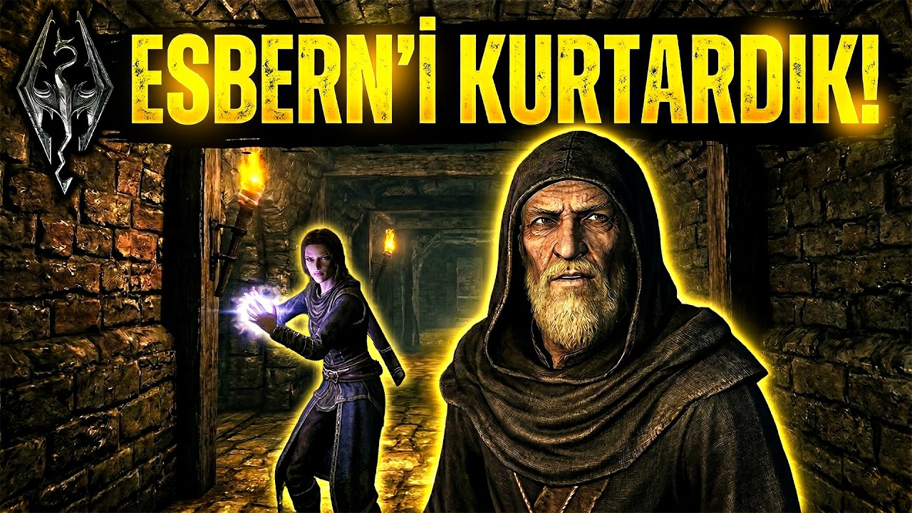 Thalmor Baskını! Esbern'i Kurtardık! - Skyrim Efsanevi Zorlukta Büyücü!