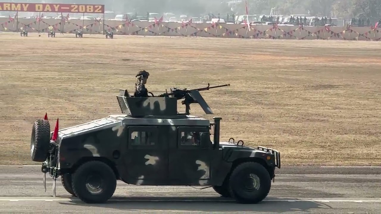 Demonstration of Weapons, Equipments and Vehicles - 263rd Nepali Army Day 2082 #nepalarmy
