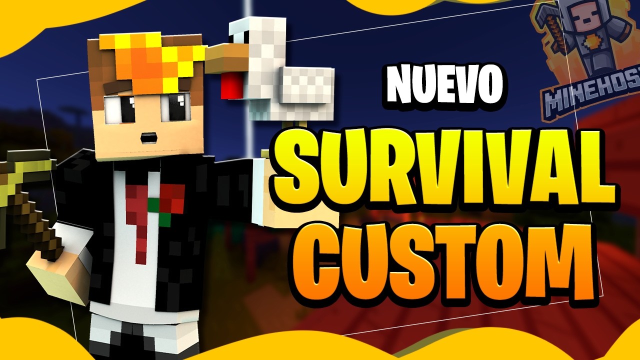 📢El Mejor Survival Custom | Servidores de Minecraft Java/Bedrock 👌 | 1.21.8