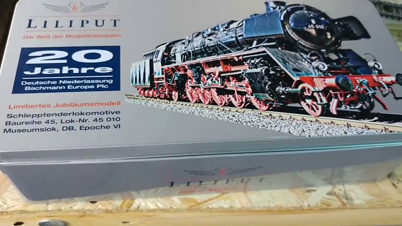 Обзор модели паровоза BR 45 010,от LILIPUT.