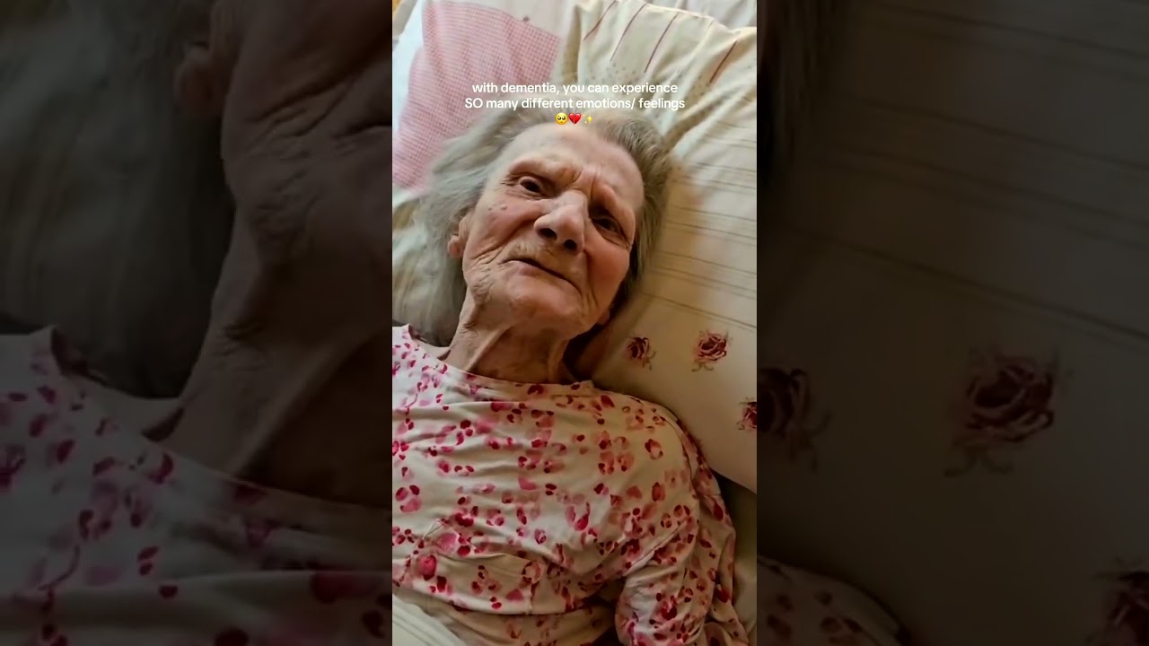 Grandma Dreaming with a Smile