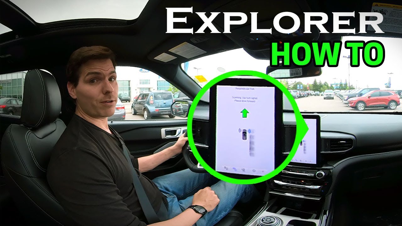 Как использовать систему помощи при парковке в Ford Explorer