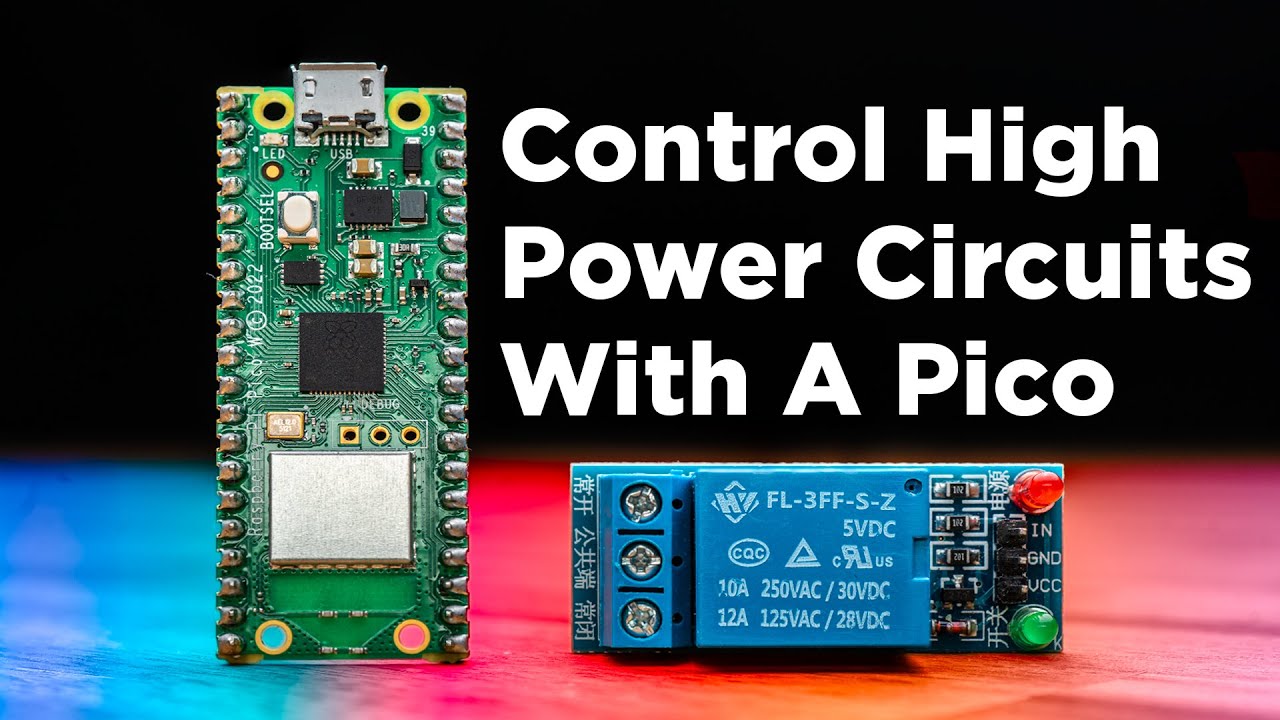 Как использовать реле с Raspberry Pi Pico