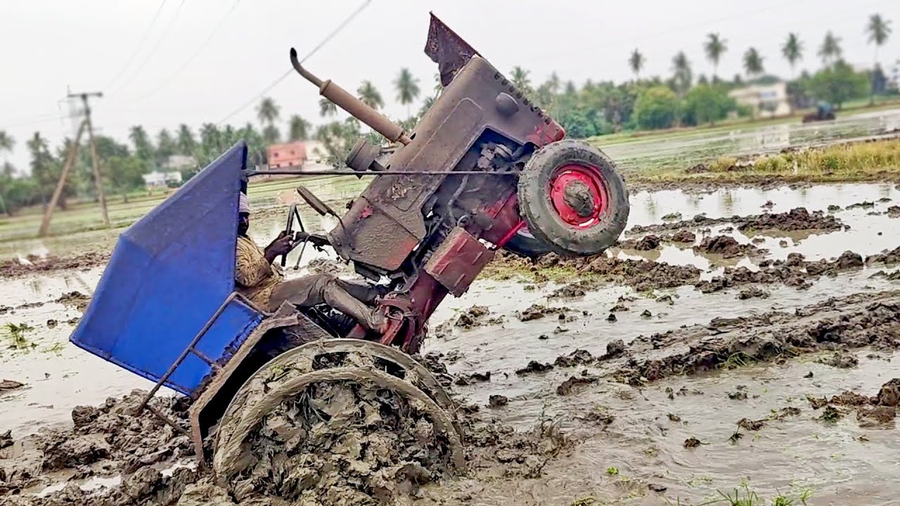 MAHINDRA Tractor EXTREME Трюки в Paddy Challenge!