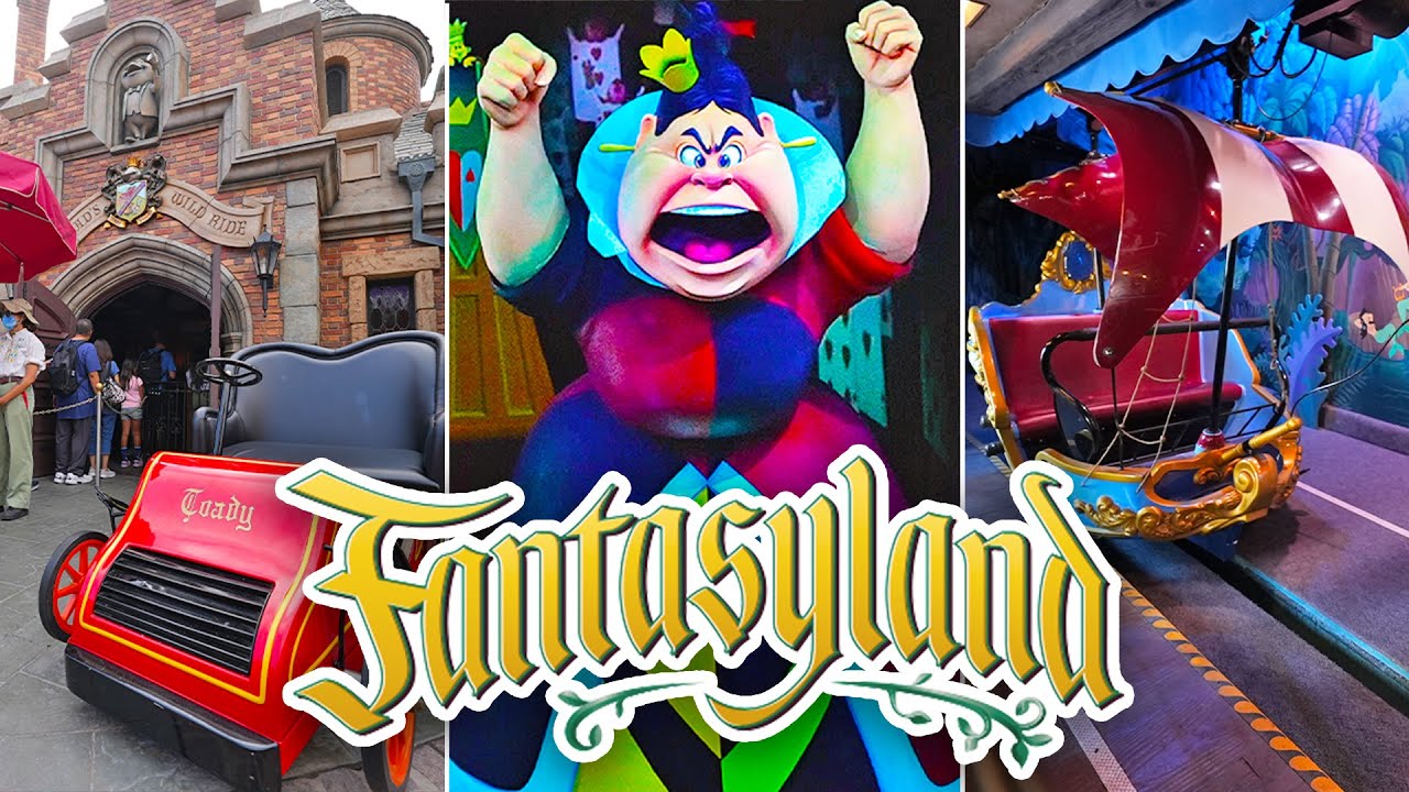 Fantasyland Refurbishments - Summer 2023 - Peter Pan, Mr. Toad and Alice in Wonderland at Disneyland