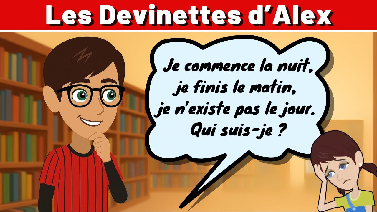 Les Devinettes d’Alex - Improve French Conversation and Vocabulary | Dialogue FLE A1–A2