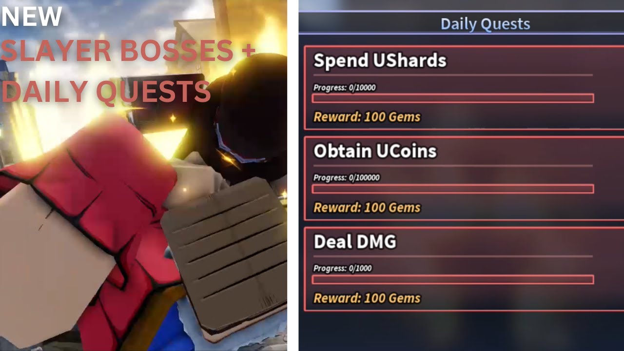 New AUT Slayer Boss + Daily Quest System | A Universal Time
