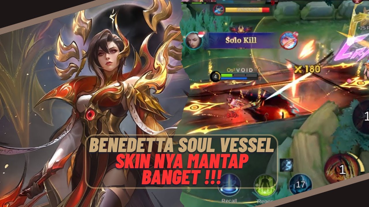 Nyobain Skin Baru Benedetta Soul Vessel - MANTAP BANGETT!!! [Mobile Legends]