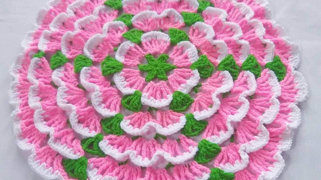 woolen rumal design, crochet thalpos, crosia design thalposh, #263,by |Santosh All Art |