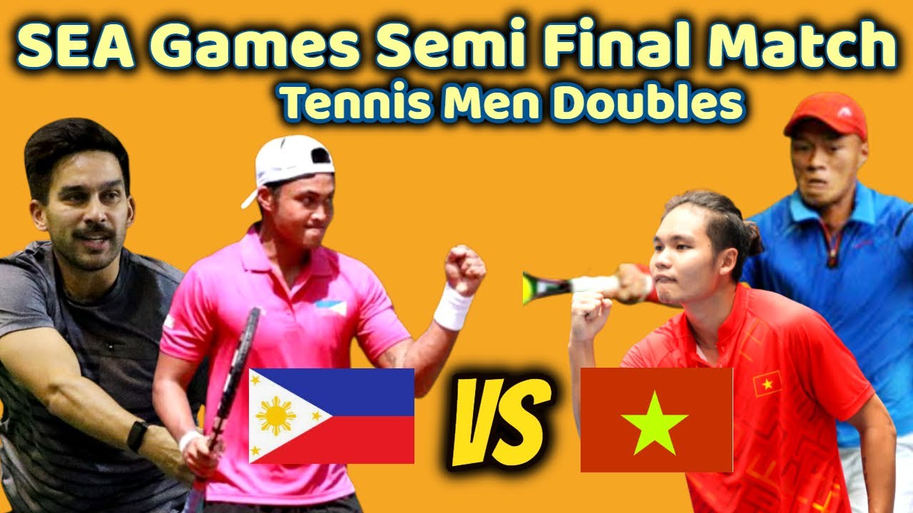 Tennis Men's Doubles Semi Final Gonzales/Huey( Phil ) VS Minh/Linh (Vietnam) / SEA Games 31st