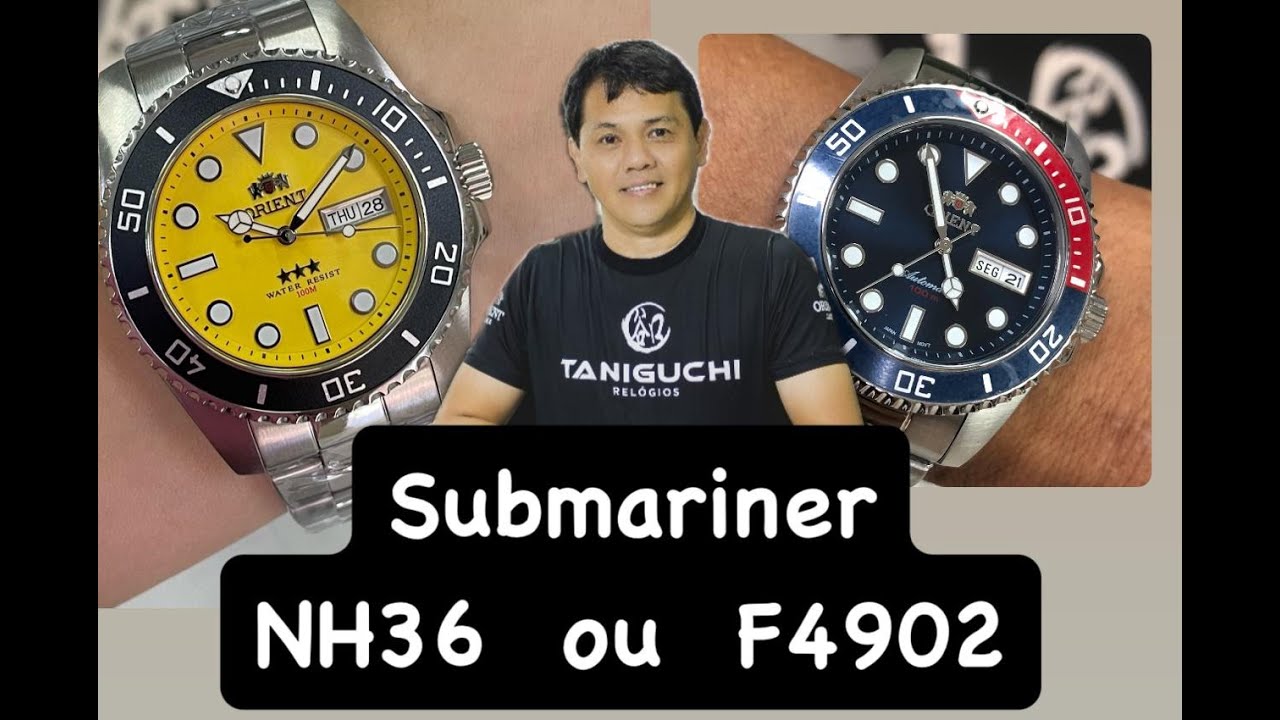 Orient-se! Submariner com calibre NH36 ou F4902