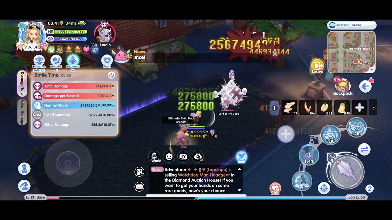 Rox - macemist reaches 100b dps