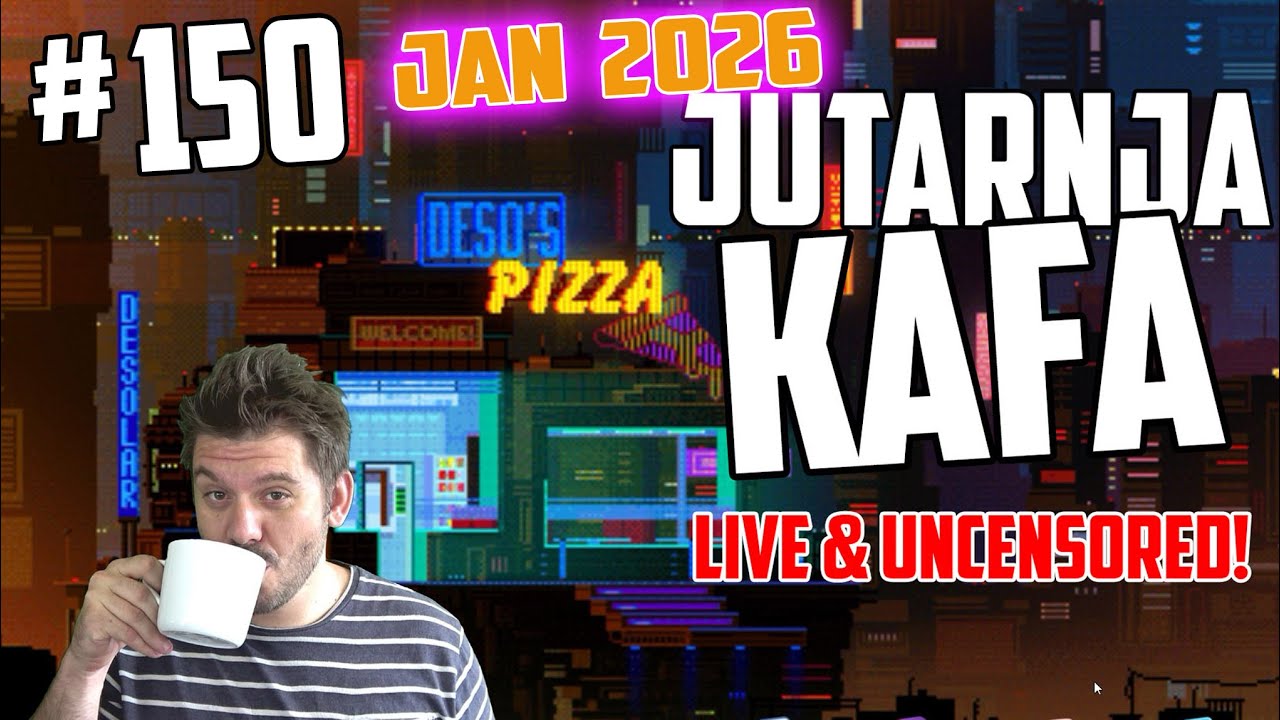 ☕️JUTARNJA KAFA (No.150- Jan.2026): Gajbotron paket GAMING/TECH/INDUSTRY NOVOSTI