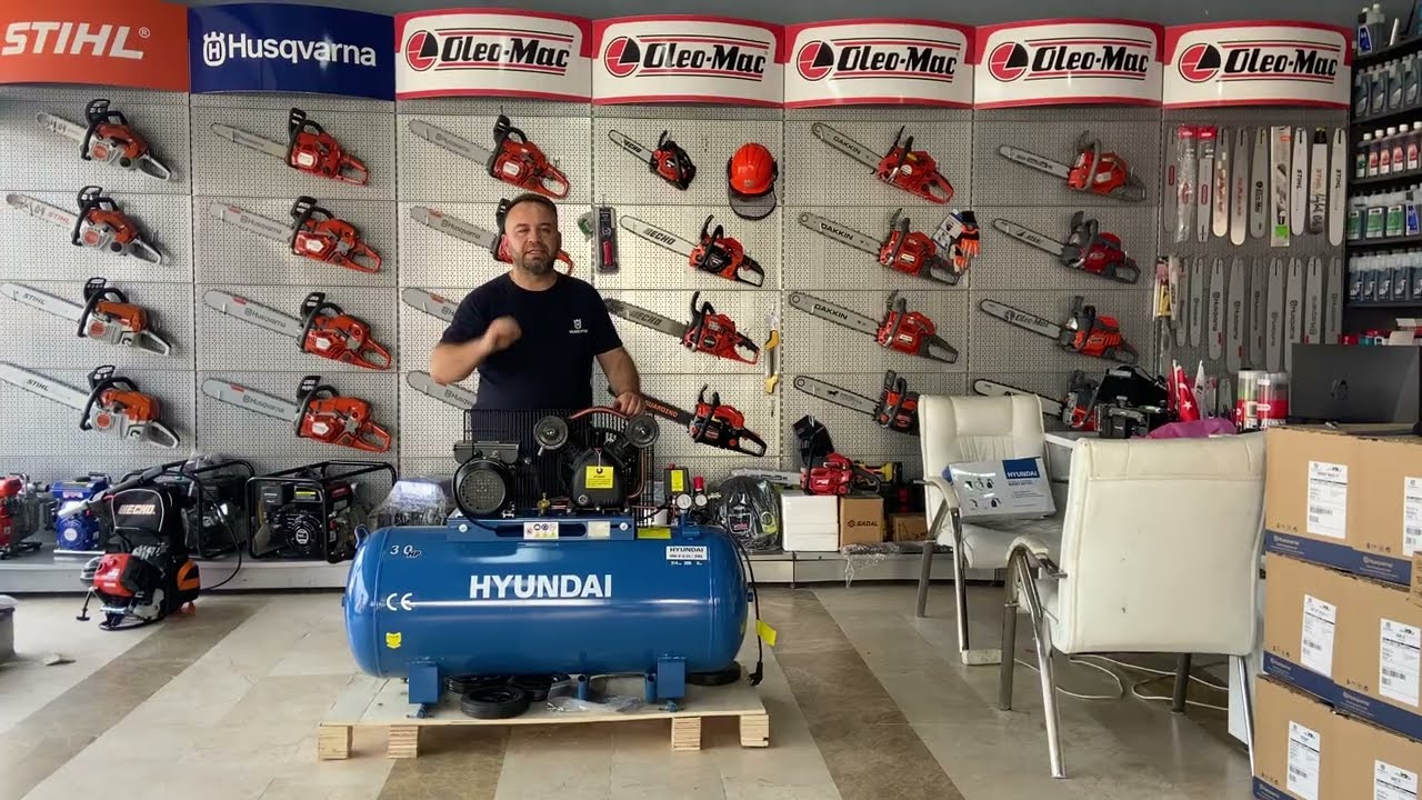 HYUNDAİ 200LT KOMPRESÖR TANITIM