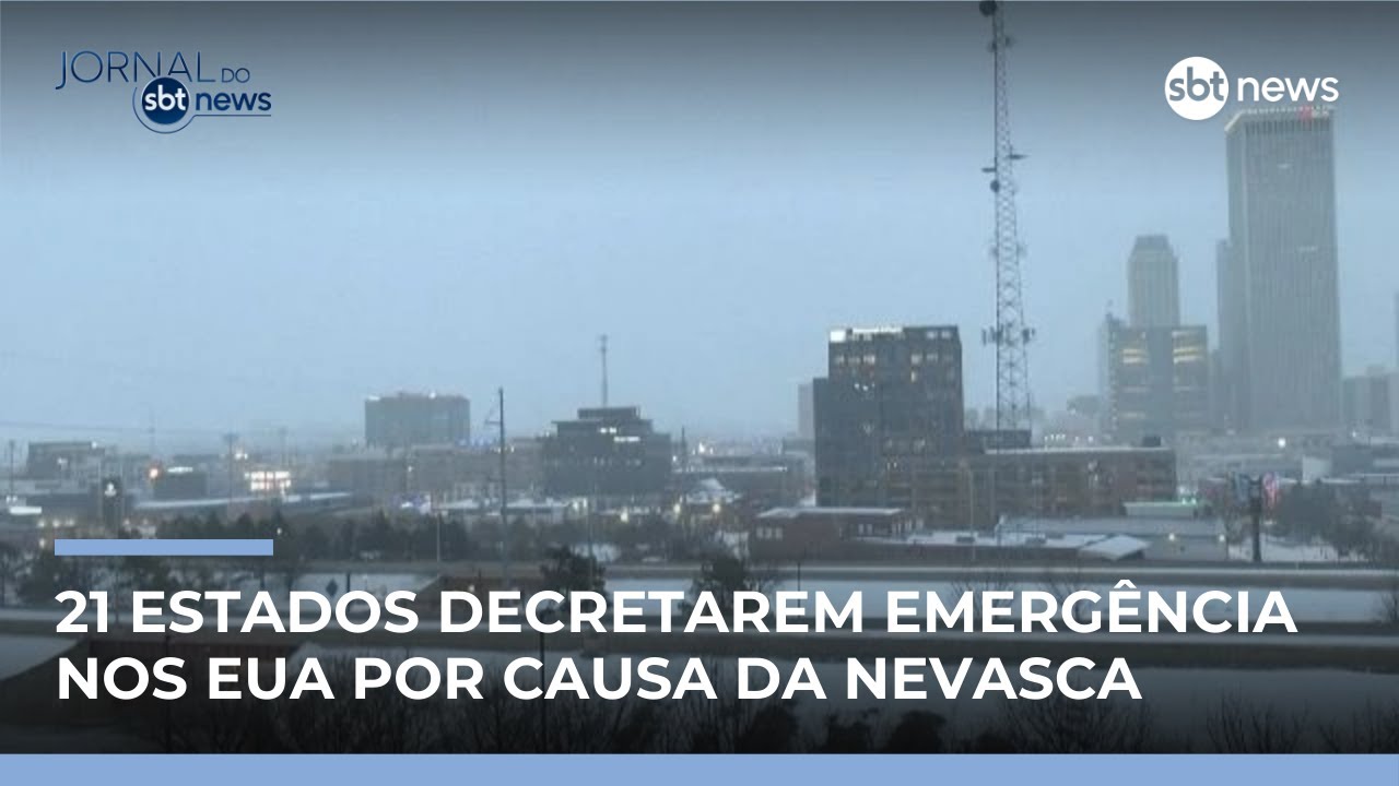 Nevasca nos EUA cancela 12 mil voos; saiba seus direitos como consumidor | #JornaldoSBTNews