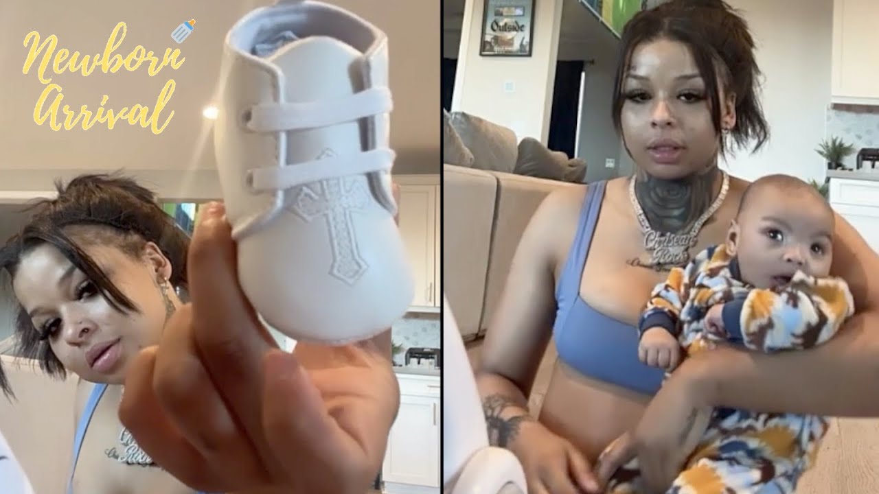 Blueface & Chrisean's Son Junior Gets His 1st Pair Of Church Shoes! 👟