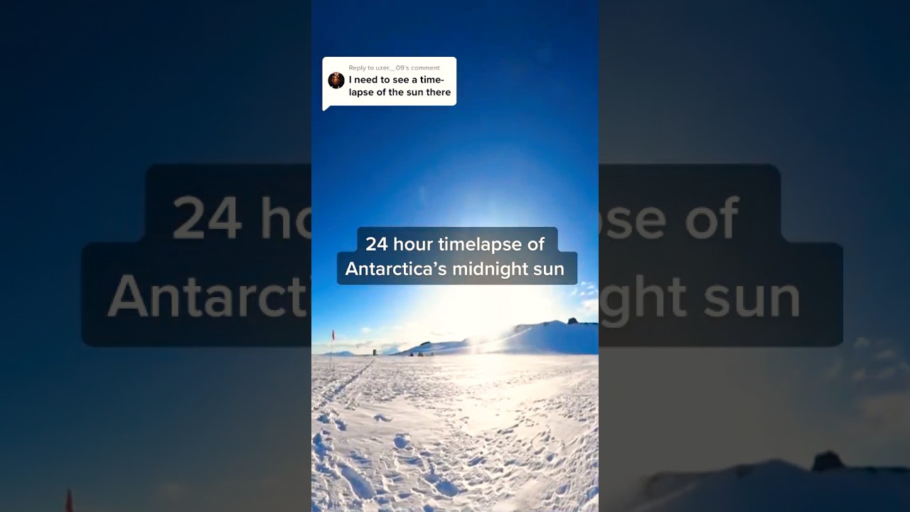 Proof the sun doesn&rsquo;t set in Antarctica in the summer. 24 hour 360 degree timelapse from Scott Base