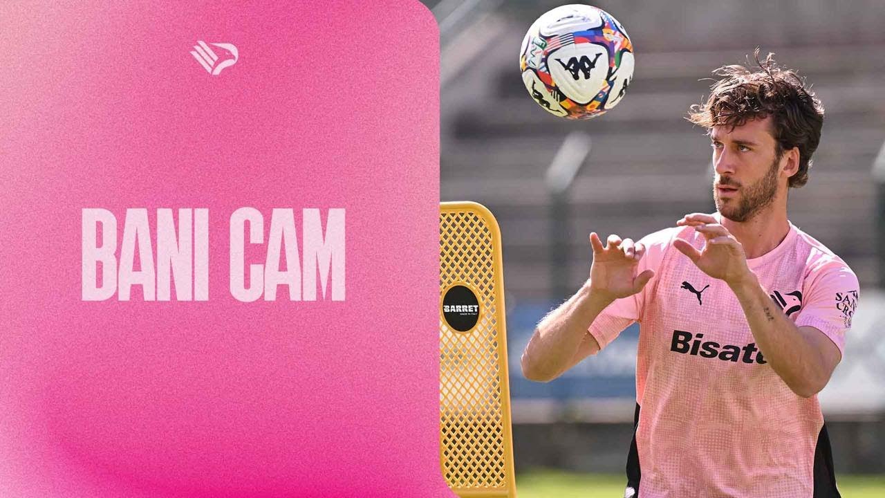 BANI CAM 📹 Primo allenamento in rosanero per Mattia! 🦅