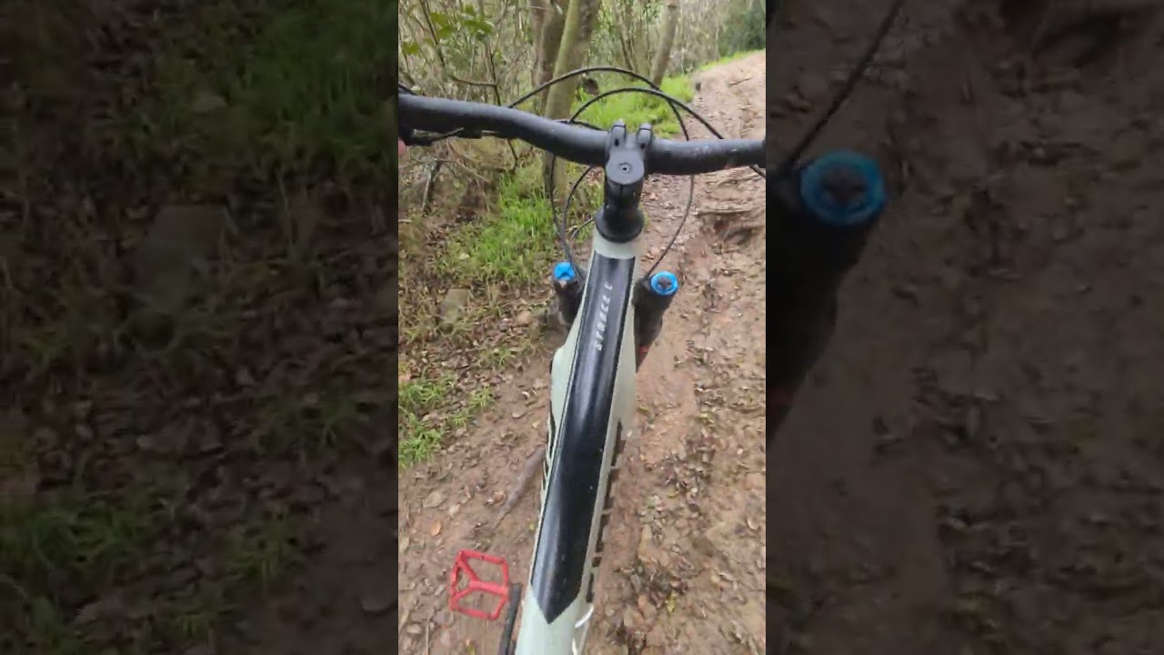 Always wear a helmet, Mountain biking after the rain 