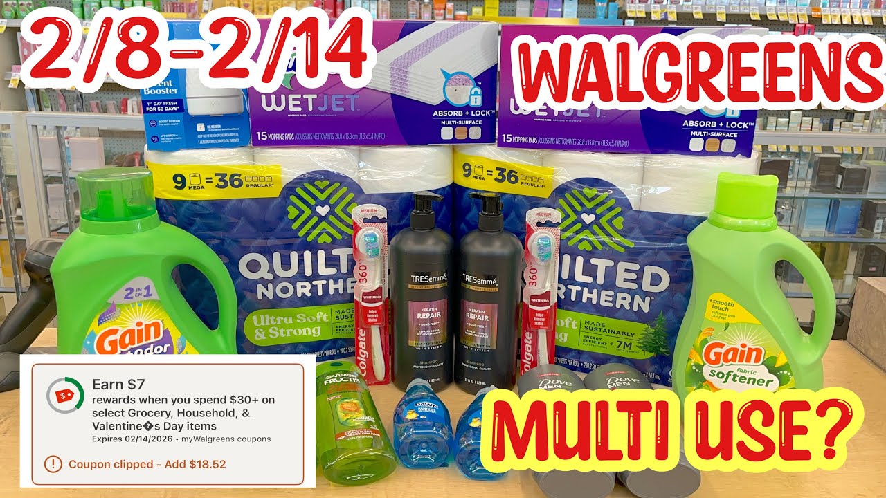 Walgreens Haul #2 || Deals are Hot! 2/8-2/14 || Multi Use?