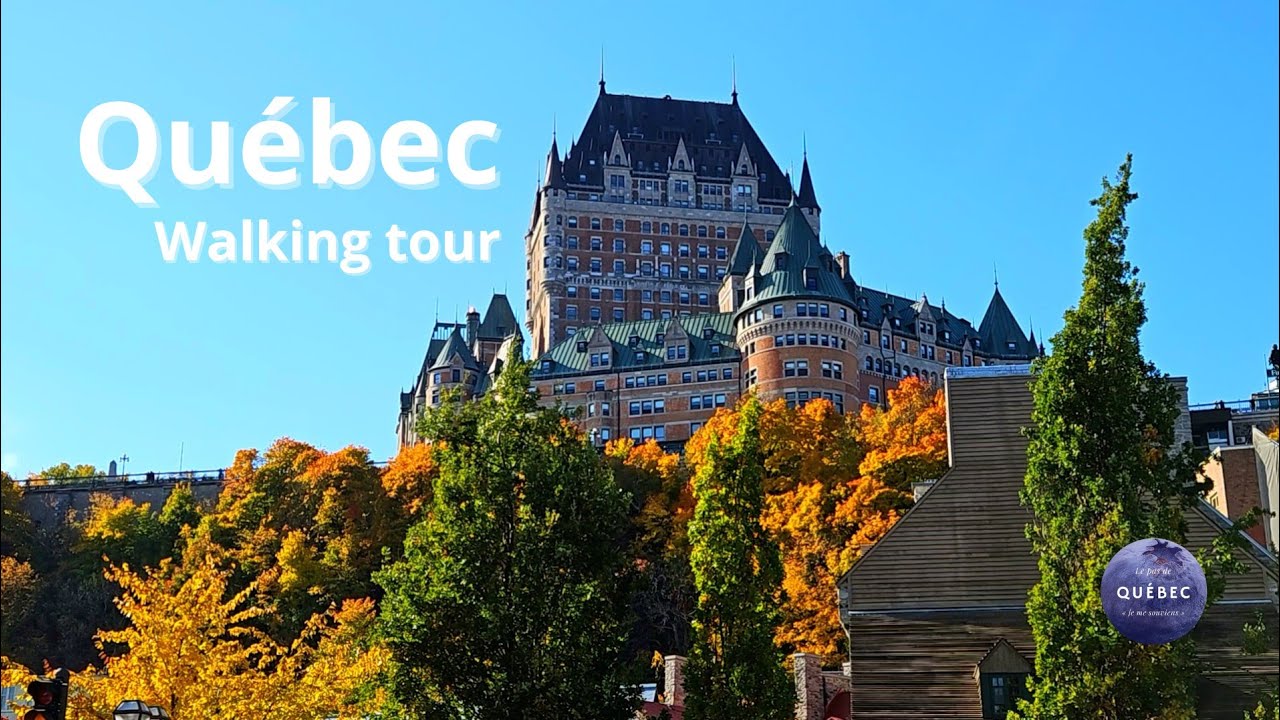 [4K] 🇨🇦 Old Quebec | Petit Champlain | Umbrella Alley | Red Door GOBLIN | Walking Tour Fall 2024