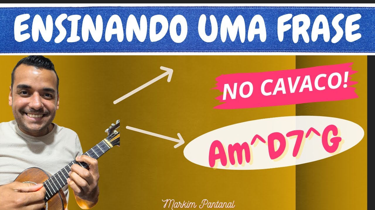 Ensinando Uma Frase em G (Sol) no cavaco.