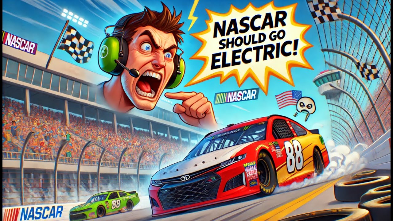 В Nascar должны быть электромобили | Троллинг геймеров Nascar