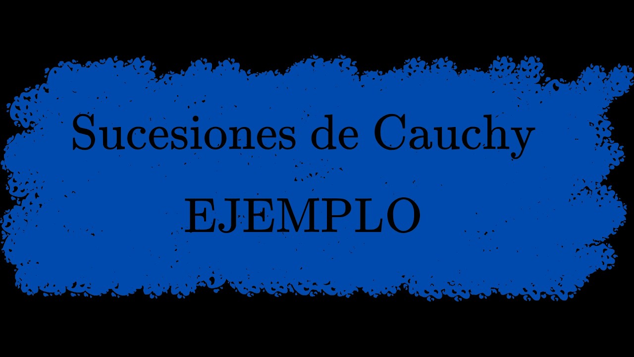 ¿Cómo se demuestra que una sucesión es de Cauchy si no sabemos si converge?