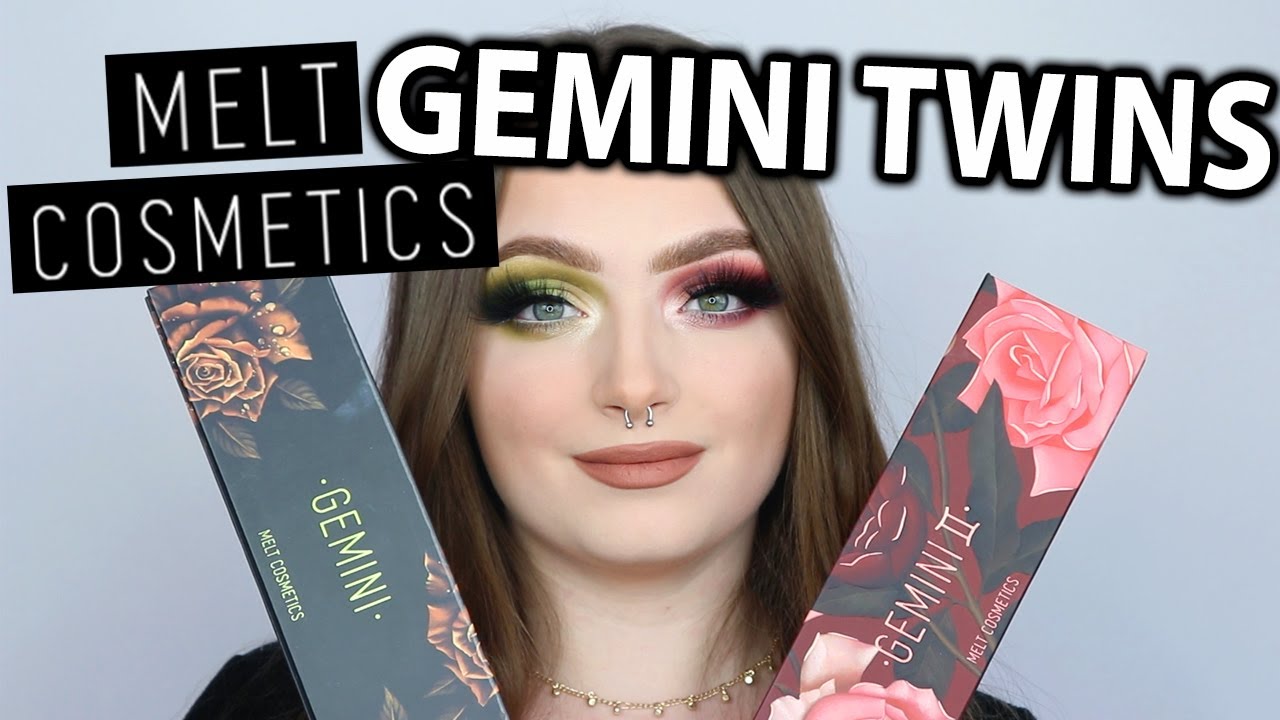 Same Formula As OG?? MELT COSMETICS GEMINI II vs GEMINI PALETTE REVIEW AND TUTORIAL
