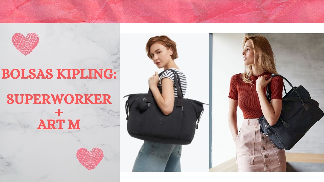 MINHAS BOLSAS KIPLING | MODELOS SUPERWORKER E ART M | O QUE TEM NA BOLSA DE NATAÇÃO?