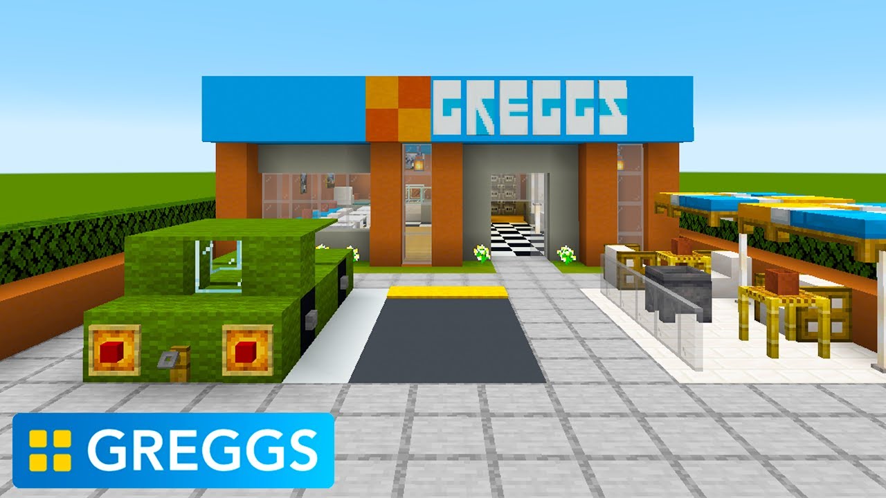 Minecraft Tutorial: How To Make A Greggs 