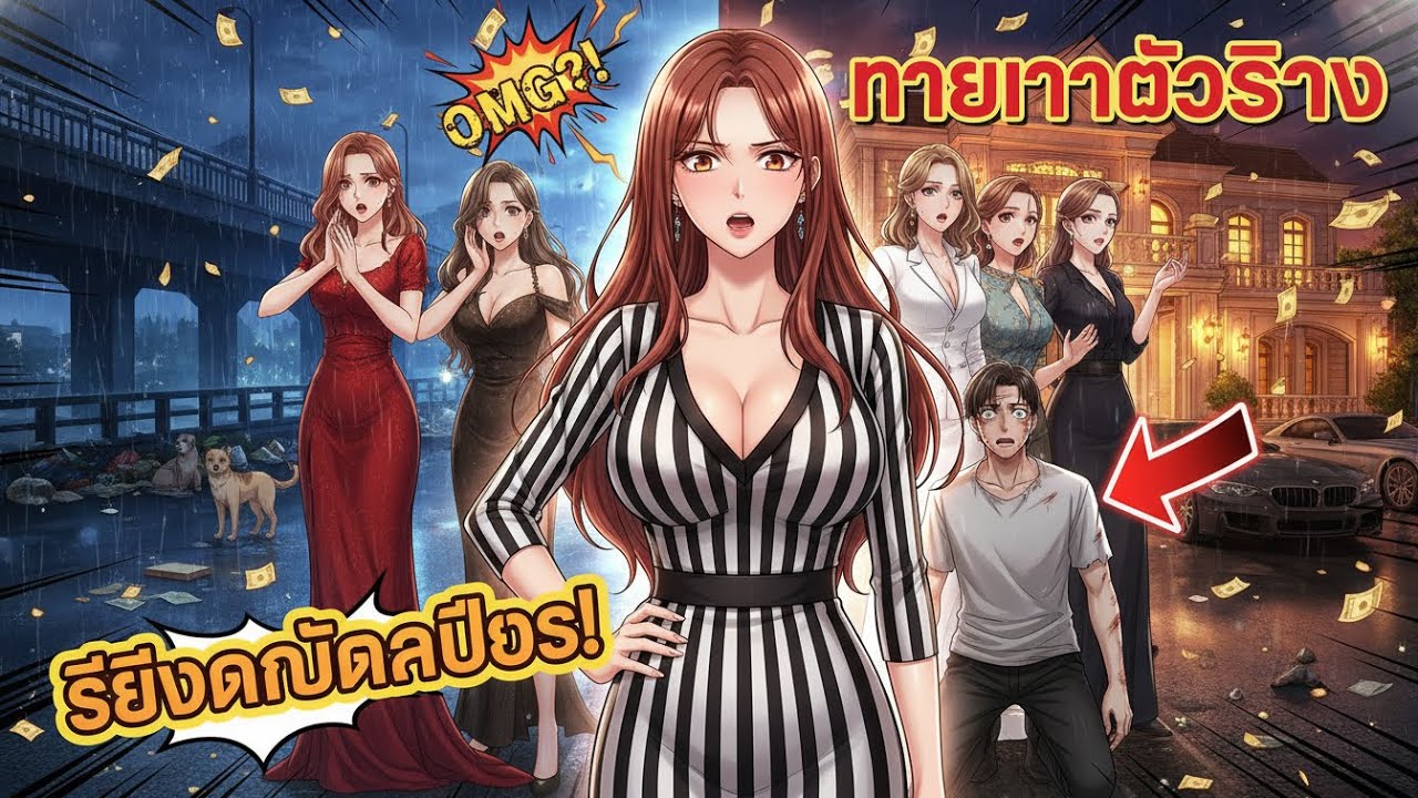 🔥 สรุปมังฮวา : ทายาทที่ถูกสลับตัว มีพี่สาวมหาเศรษฐีแปดคน แต่กลับเร่ร่อนนอนใต้สะพานก่อนพลิกชะตา