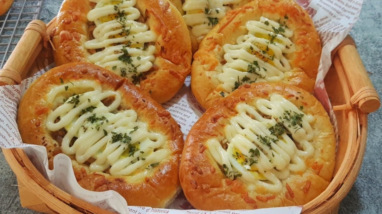 Roti Tuna Mayo Telur | Egg Tuna Mayo Bun