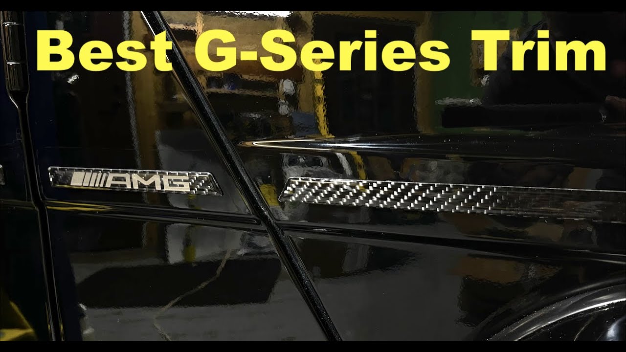 Best MERCEDES G-CLASS G63 CARBON FIBER TRIM EVER !!!!